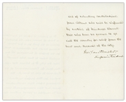 Frederick Law Olmsted Letter Signed as Superintendent of Central Park, During Its Construction -- ''those who have no means to go into the country for relief from the heat and turmoil of the city''